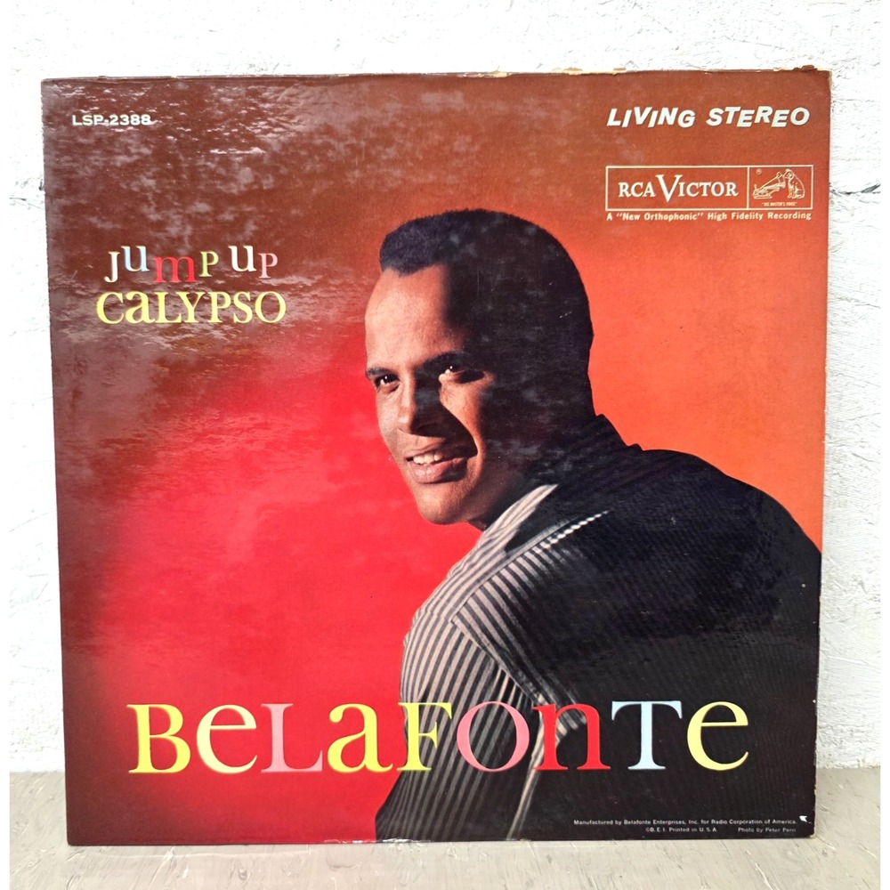 Harry Belafonte Jump Up Calypso Vinyl LP Album RCA Victor LSP-2388 Living Stereo